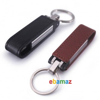 Leather USB Thumb Flash Drive 128MB to 64GB U Disk Memory Stick